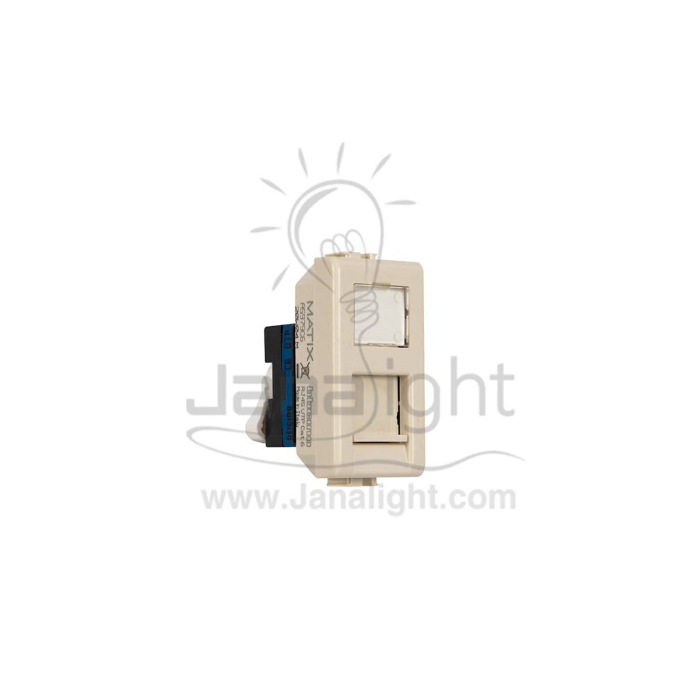 بريزة نت CAT 6 ماتكس بيج ايطالي A5979C6 beige CAT6 socket matix italy